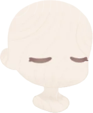 おやすみなさいの閉じ目の画像