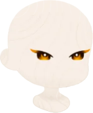 鋭いブラックアイの画像