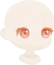 絵の具に染まった瞳の画像