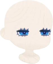 きらめく青宝石の瞳の画像