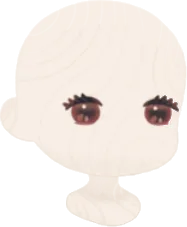 潤んだブラウンアイの画像