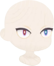 つり目のオッドアイの画像