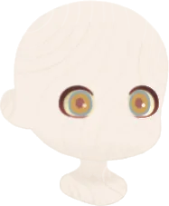 まんまるな少年の瞳の画像