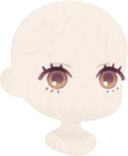 ナチュラルブラウンの瞳の画像