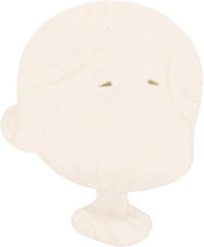 小さい困り眉の画像