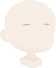 寂しげな眉の画像