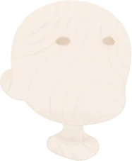 優しげなまろ眉の画像