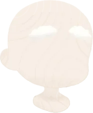 もこもこ眉毛の画像