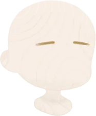 夜の微睡み眉の画像