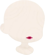 都会な赤いルージュの口の画像