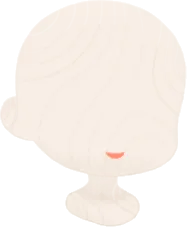 ほほえみかける口元の画像