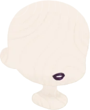 謎めいた黒リップの画像