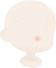 寒さでほんのり赤い鼻の画像
