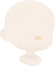下から照らされた鼻の画像