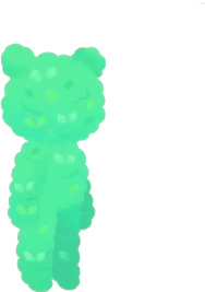 お庭のトピアリーセットアップの画像