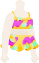 パレオ付き水着の画像