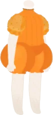 パンプキンワンピの画像