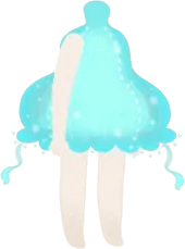 深海クラゲワンピの画像