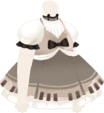 シックなピアノドレスの画像