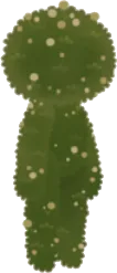 かくれんぼ用の茂みの画像