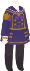 寮長のスミレ色セーラー服の画像