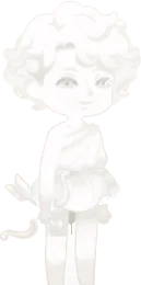 キューピッド像の身体の画像