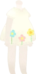 春の刺繍ワンピの画像