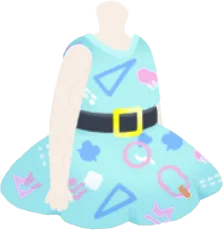 リヴリーモチーフ柄ミニスカの画像