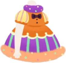 ハロウィンカラフルワンピの画像