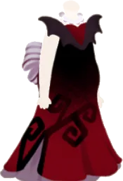 マダムな吸血鬼のマーメイドドレスの画像