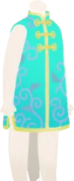 みやびな青色チャイナ服の画像