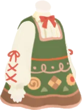 スイートクッキーワンピ・緑の画像
