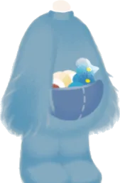 きぐるみ体・雪男の画像