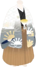 大人しめな袴の画像