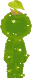 かくれんぼ用の苔の茂みの画像