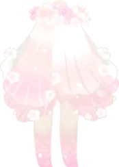 淡く咲く桜ワンピの画像