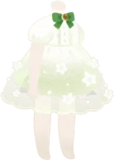 サンルームホワイトチュールワンピの画像