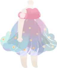 洞窟の妖精のドレス・昼の画像