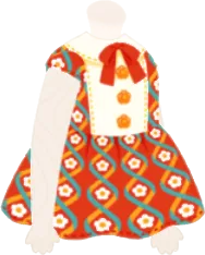 ママの手作りミニワンピの画像