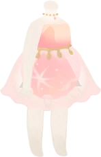スターローズクォーツドレスの画像