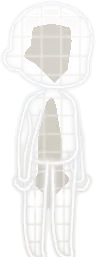 光るネオン体・白の画像