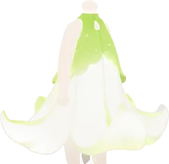 ユリの精のワンピースの画像