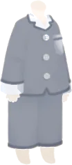 ブルーグレー長袖パジャマの画像
