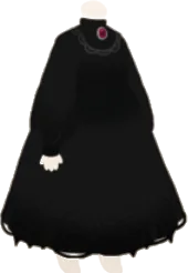 あやしげなブラックワンピの画像