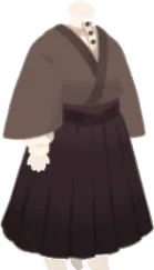 セピア色の書生服の画像