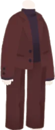 ブラウンスーツの画像