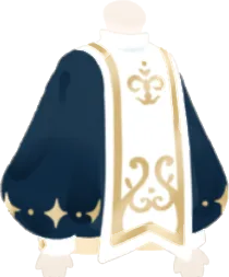 聖歌隊の服・青の画像