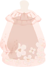 花柄ニットワンピの画像
