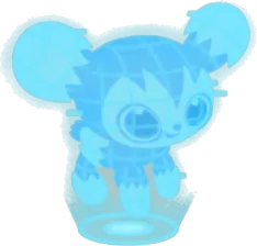 ピグミーを映し出すホログラムの画像