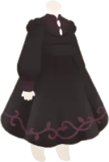 迷い込んだ少女のワンピース・黒の画像